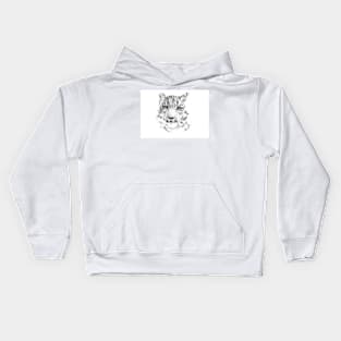 Snow leopard Kids Hoodie